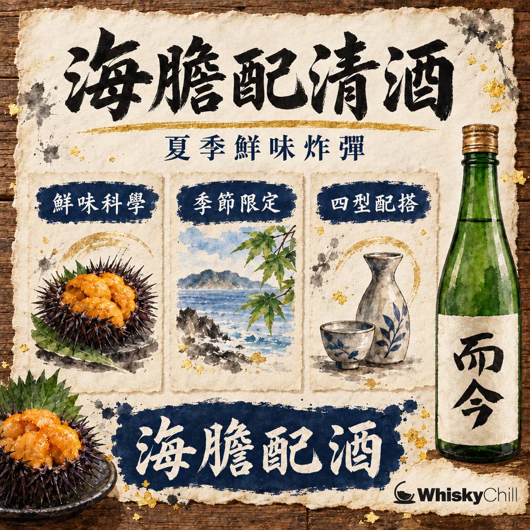 海膽配清酒｜夏季限定的鮮味炸彈點襯酒（附 5 款推薦）｜三個重點