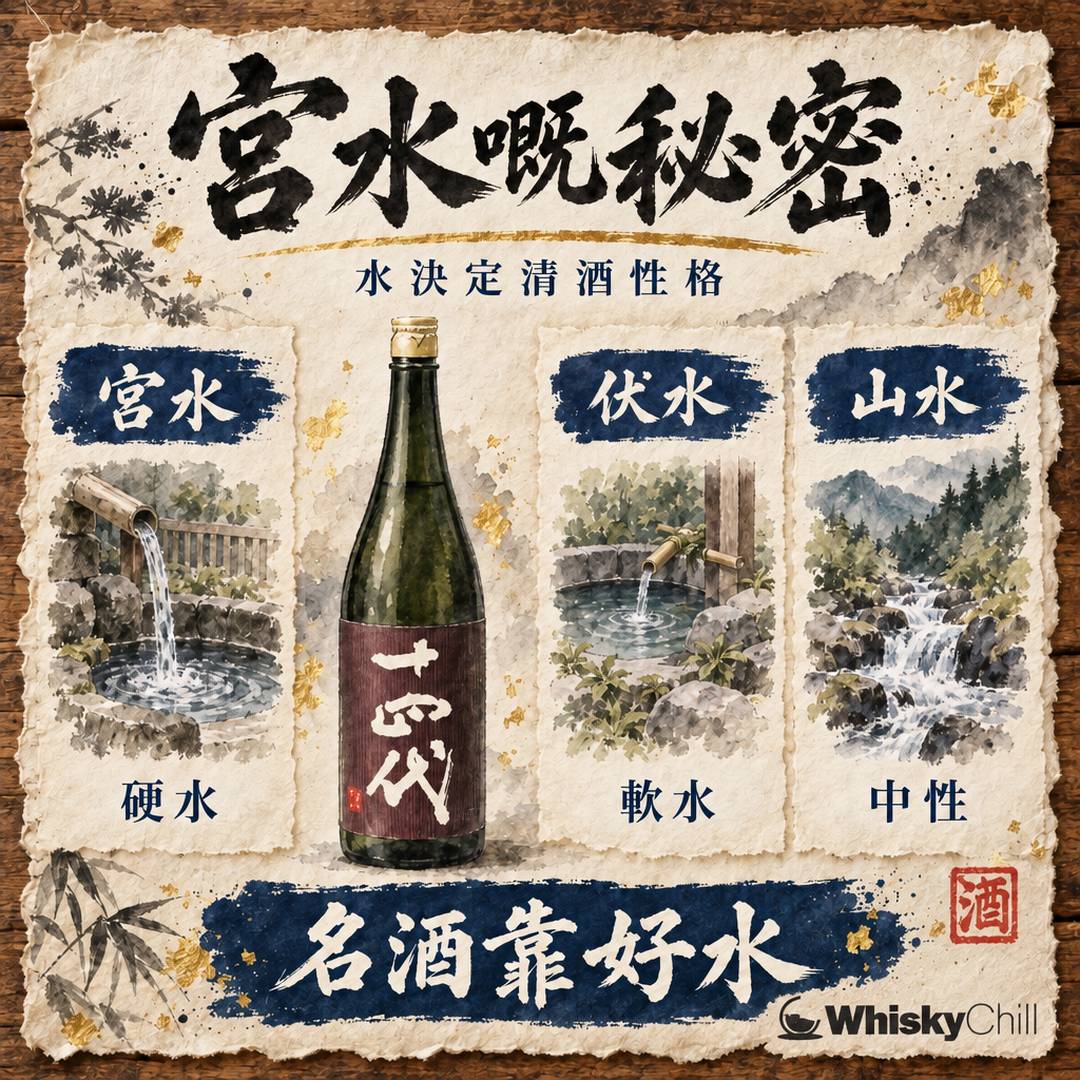 釀酒用水點樣影響清酒？宮水嘅秘密與名酒嘅水源｜對比一覽