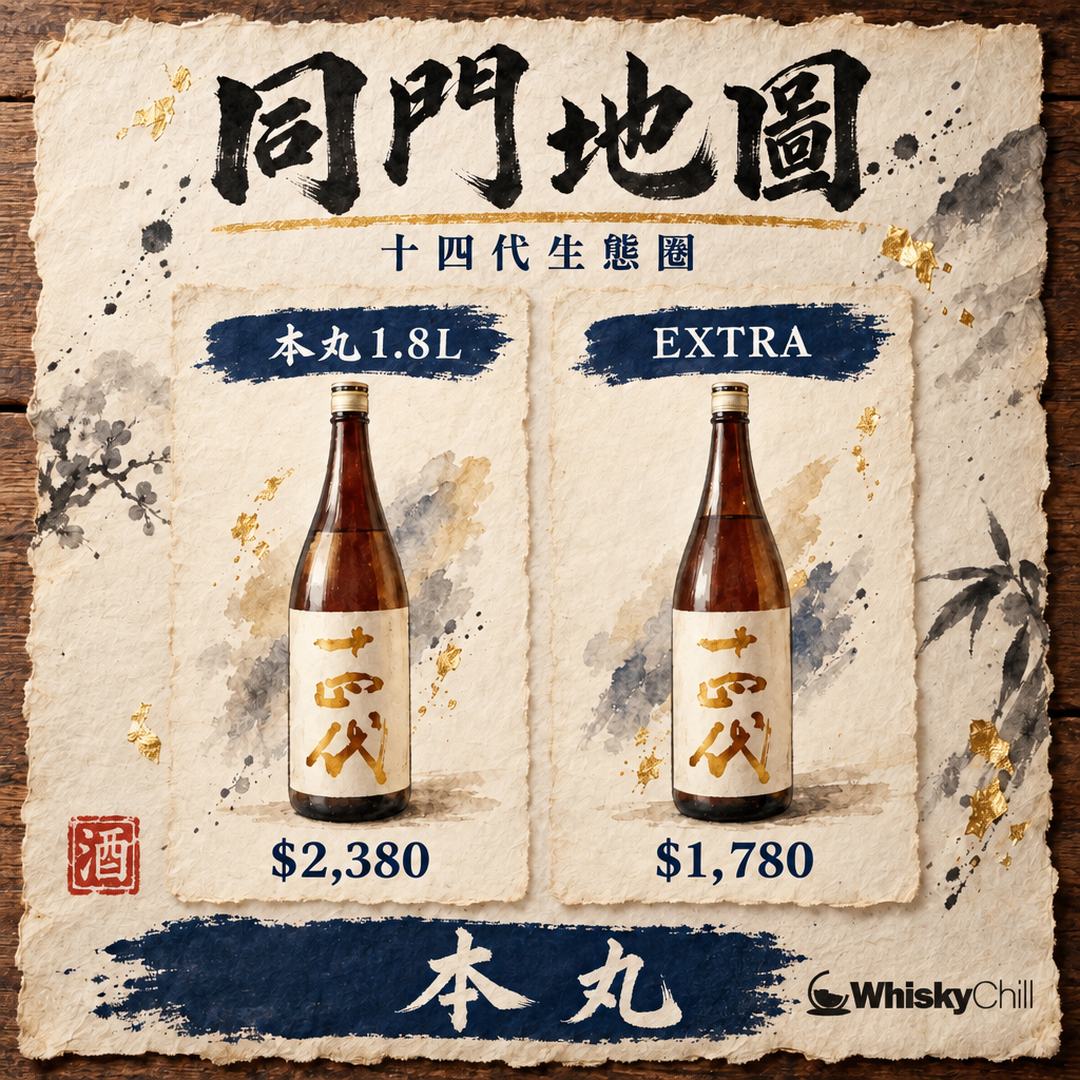 Team 十四代完全攻略：同門酒造地圖｜鳳凰美田、三井の壽與高木酒造的傳奇生態圈｜對比一覽
