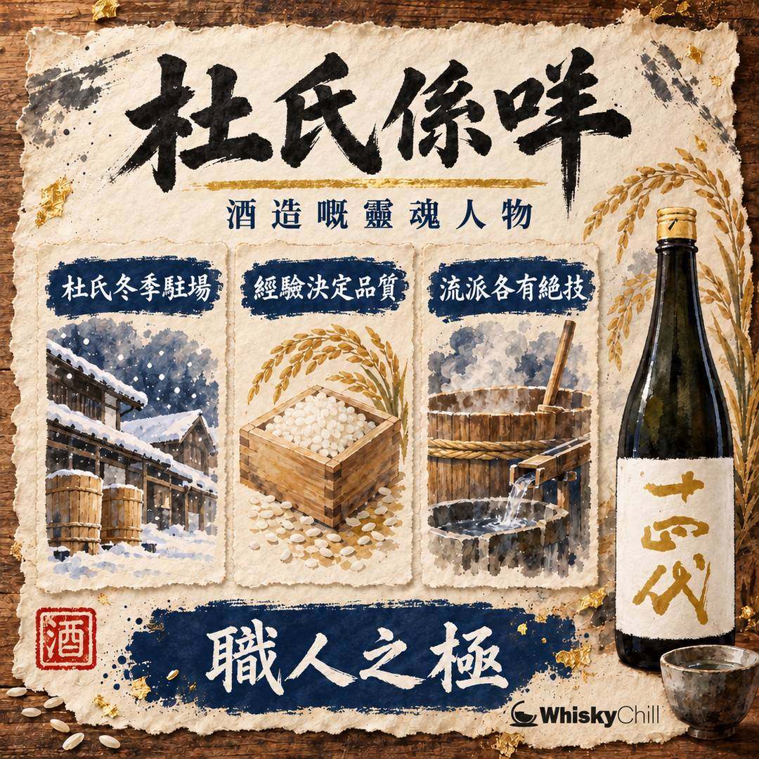 杜氏係咩？日本酒造嘅靈魂人物與流派｜三個重點