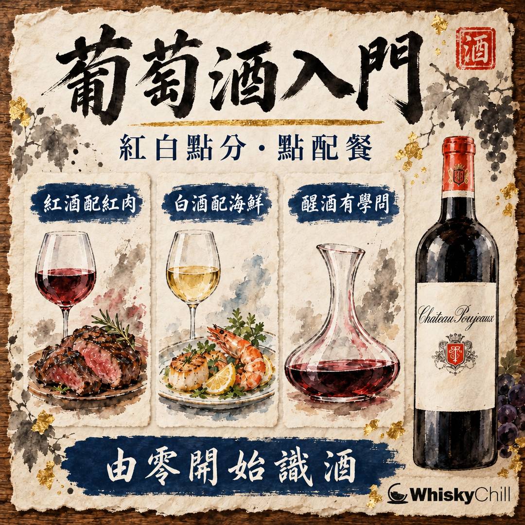 葡萄酒入門｜紅白酒點分、酒精濃度、點配餐一次搞懂｜三個重點