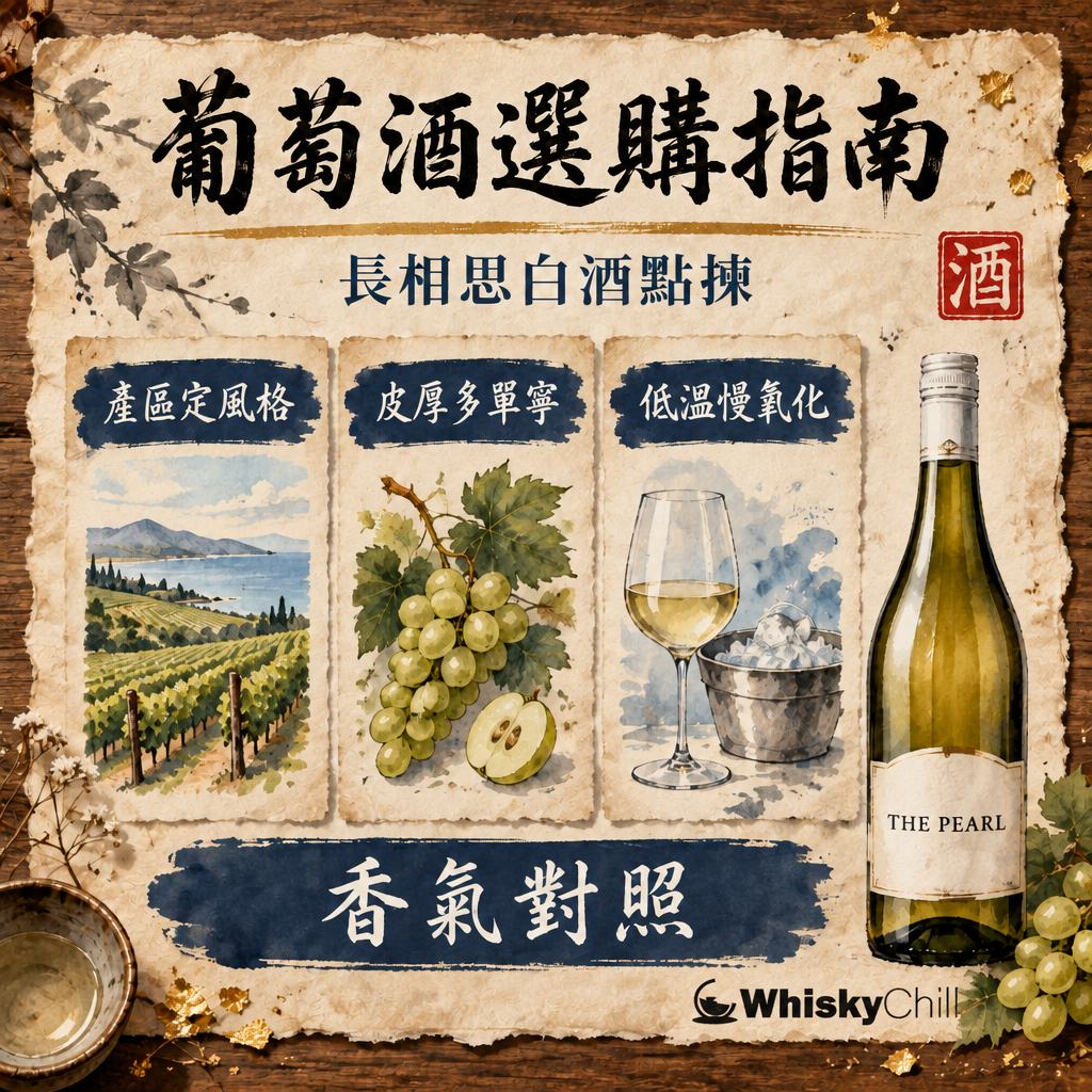 葡萄酒品牌完全攻略 2026｜Cloudy Bay、Cirro、Tim Adams、Ruinart 點揀？成分、配餐同保存一次講清｜WhiskyChill｜三個重點