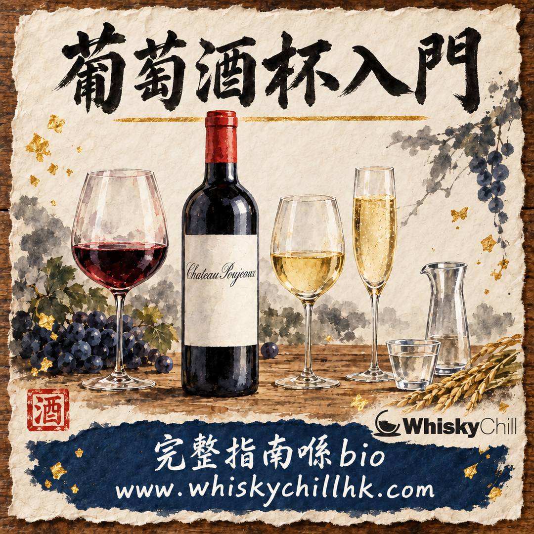 葡萄酒杯入門：紅白杯、香檳杯點分？一隻通用杯點揀｜完整指南
