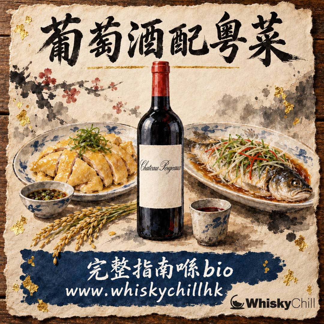 葡萄酒配廣東菜攻略｜白切雞、清蒸魚、燒鵝點揀紅白酒？｜完整指南