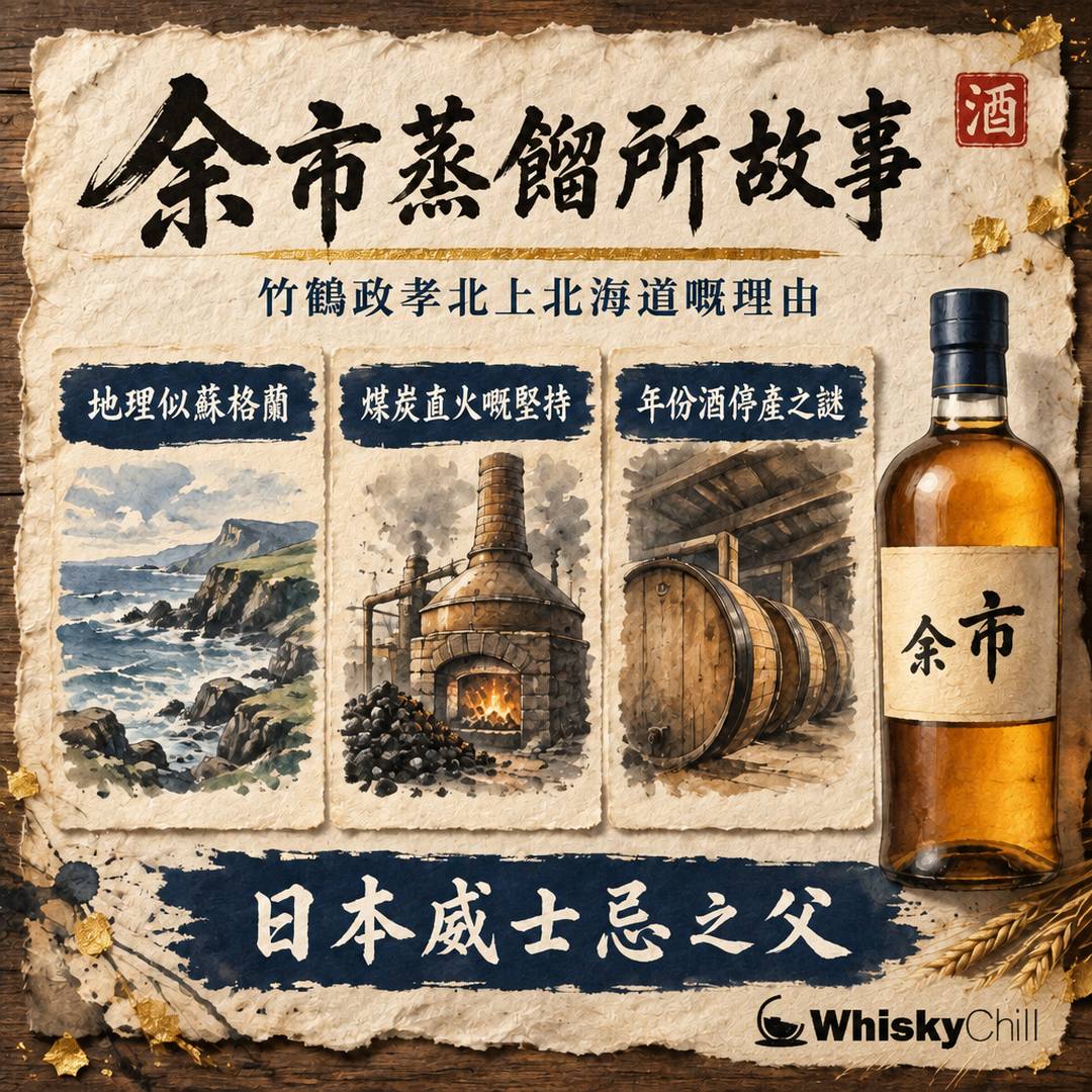 余市威士忌故事｜竹鶴政孝點解北上北海道起余市蒸餾所？｜三個重點