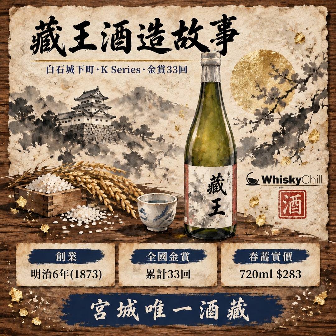 藏王酒造 Zao 係咩？宮城縣 400 年酒藏「K Series」新世代清酒｜香港實價 $283 起｜主視覺圖解