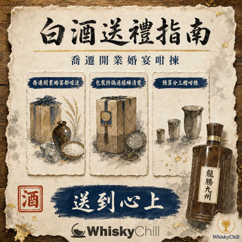 香港白酒送禮指南｜香型、預算分檔同入境規定｜三個重點