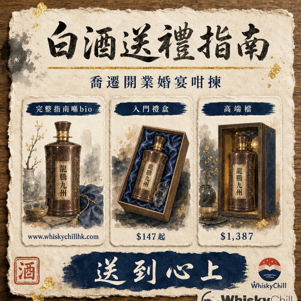 香港白酒送禮指南｜香型、預算分檔同入境規定｜對比一覽