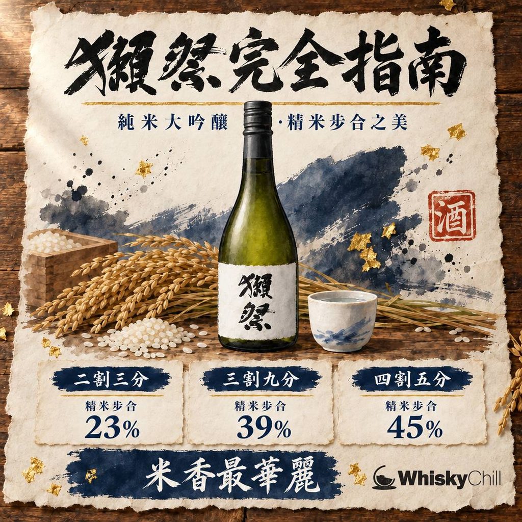 獺祭點分？13 款全系列香港價錢 2026｜二割三分 $428、三割九分 $229、四割五分 $165｜主視覺圖解