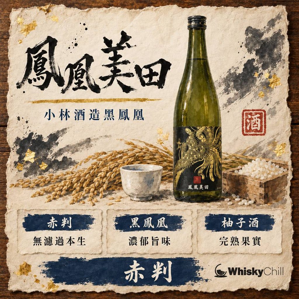 鳳凰美田完全攻略｜栃木縣小林酒造「赤判・柚子酒・黑鳳凰」全系列點揀（附香港實價）｜主視覺圖解
