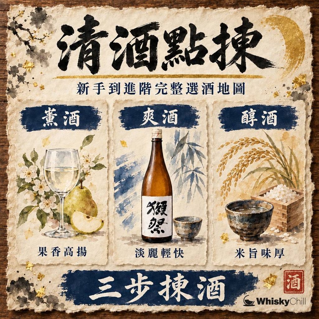 清酒點揀？新手到進階完整選酒地圖（附香港實價）｜WhiskyChill｜對比一覽