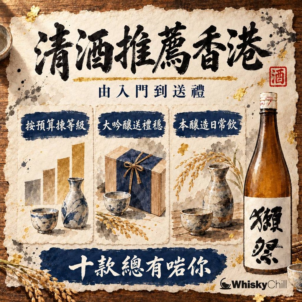 清酒推薦香港 2026｜由$50入門到$300送禮十款推介｜三個重點
