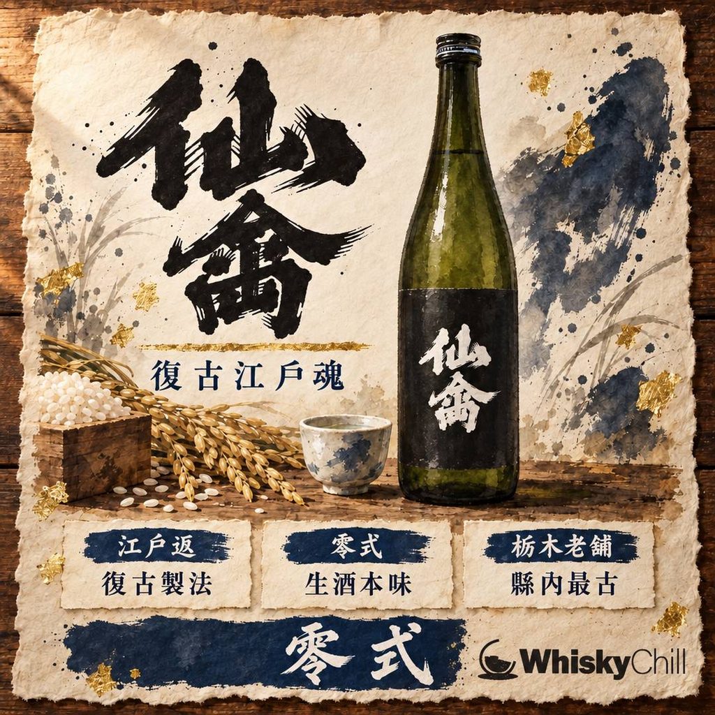 仙禽清酒完全攻略｜江戸返り系列、酒造故事、價格與選購指南｜主視覺圖解