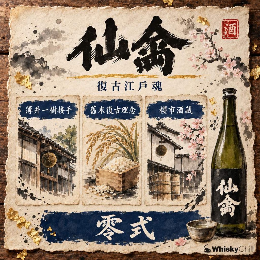 仙禽清酒完全攻略｜江戸返り系列、酒造故事、價格與選購指南｜三個重點