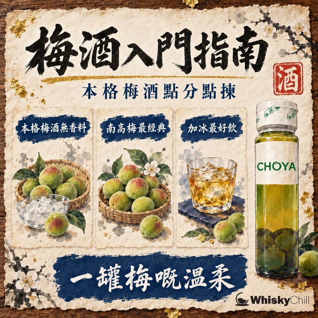 梅酒入門｜香港新手必讀：本格梅酒點分、甜度、飲法同保存全攻略｜三個重點