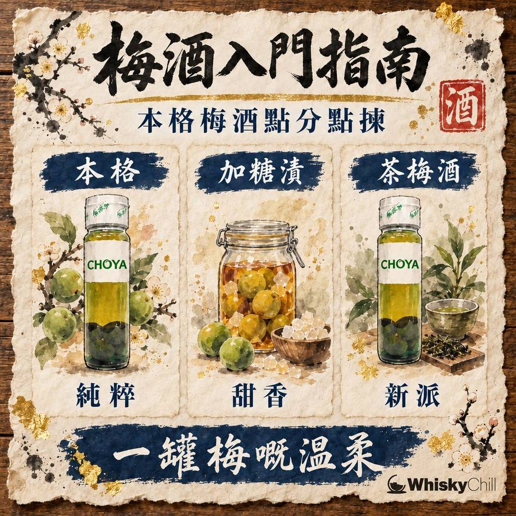 梅酒入門｜香港新手必讀：本格梅酒點分、甜度、飲法同保存全攻略｜對比一覽