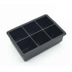 【黑龍 黑龍 清酒 換購品】超大粒正方形矽膠冰模 六格 有蓋/無蓋 (款式隨機)