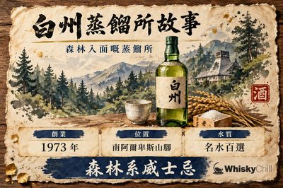 白州威士忌故事|森林入面嘅白州蒸餾所點樣釀出清新青草風?