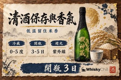清酒與米麴保存全指南｜溫度點樣改寫米香、麴香同熟成香（2026）