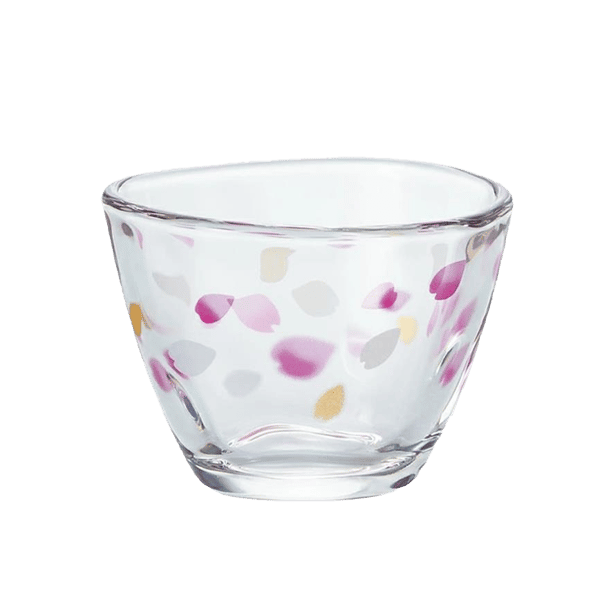 日本清酒杯 日本清酒杯 ADERIA 石塚硝子 櫻花花瓣酒杯 吟釀 90ml 90ml  正面圖