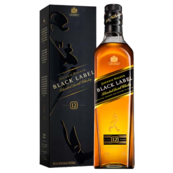 Johnnie Johnnie Walker Black Label Extra Special Old Scotch Whisky 尊尼獲加 黑牌威士忌 1L 1L 正面圖