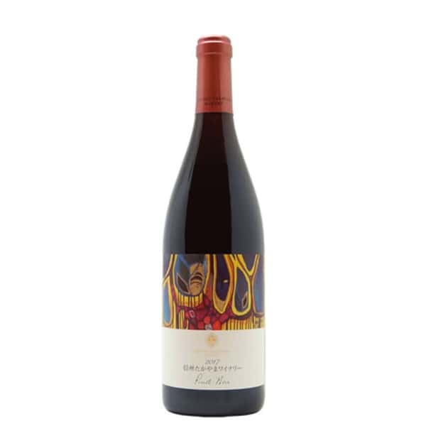 日本信州高山酒莊Shinshu 日本信州高山酒莊Shinshu Takayama Winery Pinot Noir 2018 750ml 750ml  正面圖