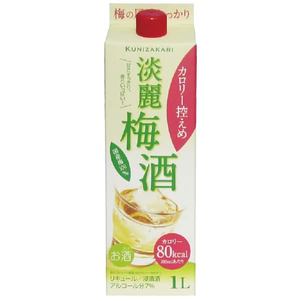 中埜酒造 中埜酒造 KUNIZAKARI 淡麗梅酒 業務用 1000ml 1000ml 正面圖