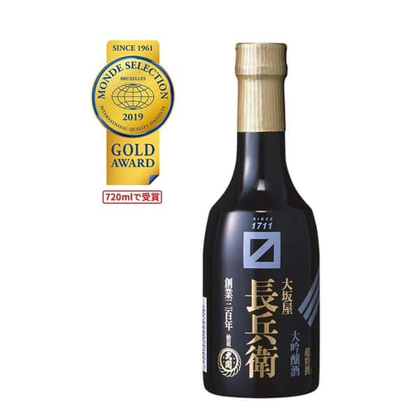 大關 大關 大坂屋長兵衛 大吟釀 超特撰 300ml - 金賞 300ml 正面圖