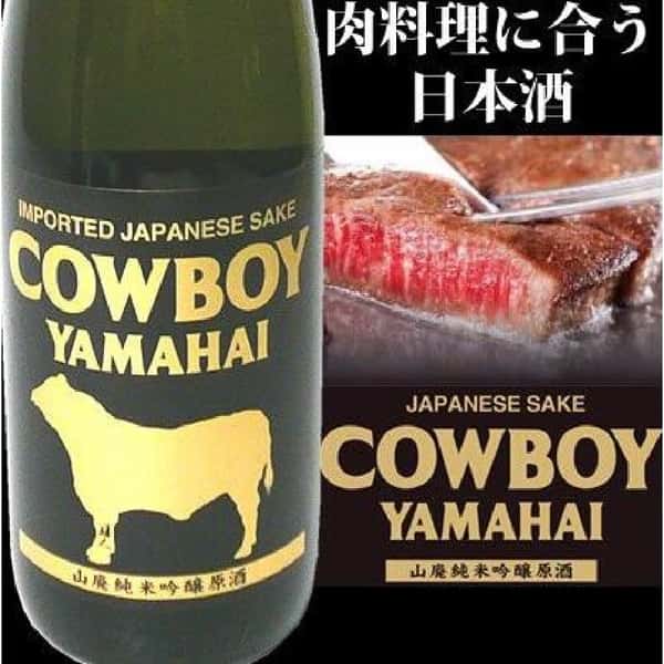 鹽川酒造 鹽川酒造 Cowboy Yamahai 山廢純米吟釀 原酒 720ml - 金賞 720ml 背面圖