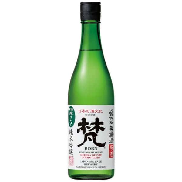 梵 梵 純米吟釀 五百萬石 無濾過原酒 720ml 720ml 正面圖
