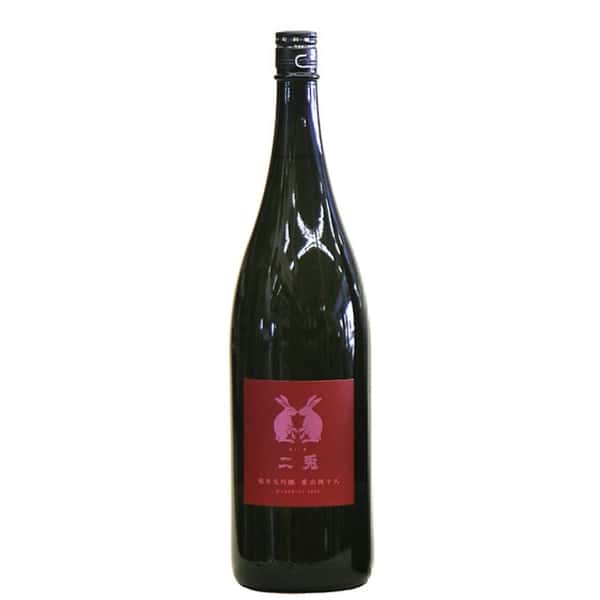 丸石酒造 丸石酒造 二兔 純米大吟釀 愛山48 火入 1.8L 8L  正面圖