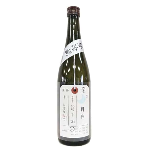 加茂錦酒造 加茂錦酒造 荷札酒 純米大吟釀 月白 しぼりたて 720ml 720ml 正面圖
