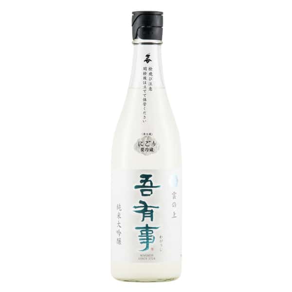 奧羽自慢 奧羽自慢 吾有事 純米大吟釀 雲の上 生濁酒 720ml 720ml  正面圖