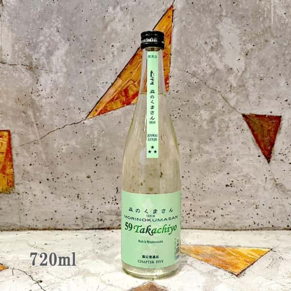 高千代酒造 高千代酒造 Takachiyo 59極 純米吟釀 森のくまさん 生原酒 720ml 720ml 正面圖