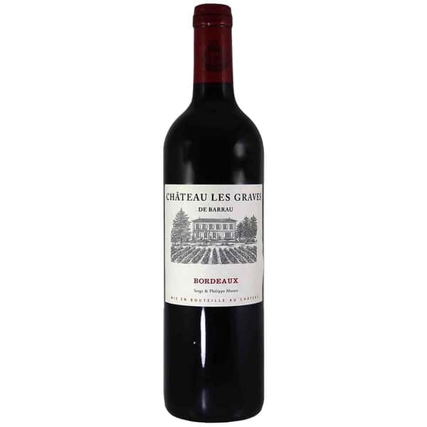Chateau Chateau Les Graves de Barrau Bordeaux 法國巴勞紅酒 750ml 750ml  正面圖