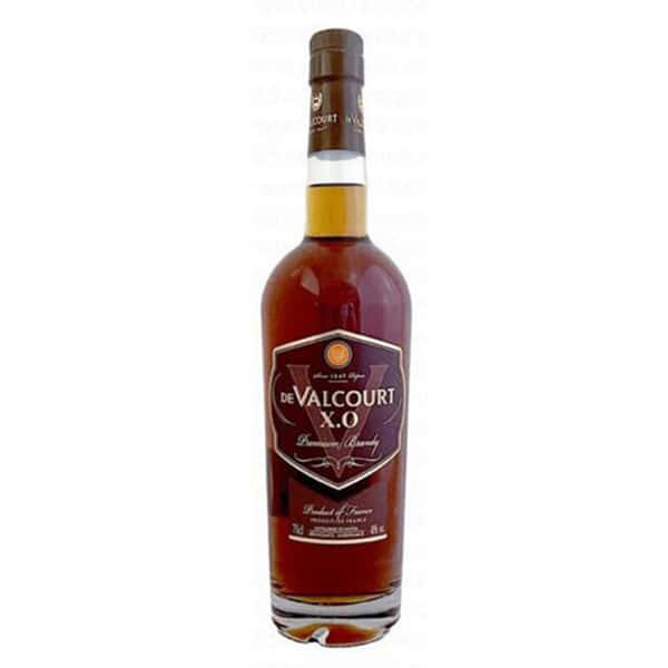 De De Valcourt XO Premium Brandy 法國威豪XO拔蘭地 700ml 700ml  正面圖
