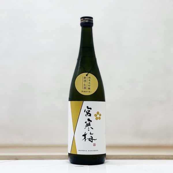 寒梅酒造 寒梅酒造 宮寒梅 無濾過 中取 生酒 純米大吟釀 720ml 720ml 正面圖