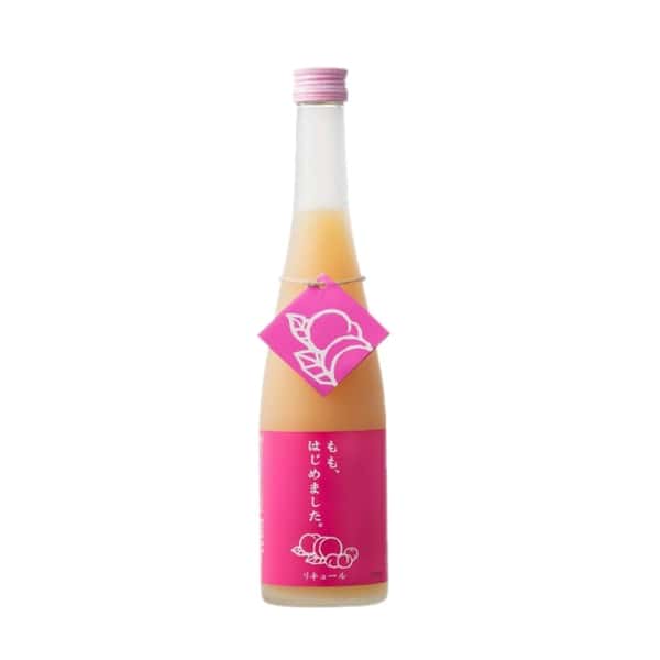 篠崎酒造 篠崎酒造 馬路村 白桃梅酒 500ml 500ml  正面圖
