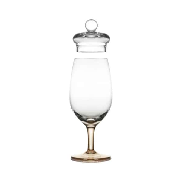 Amber Amber Glass G201 威士忌 玻璃杯 附蓋和禮品盒 正面圖
