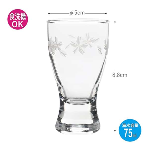 東洋佐佐木 東洋佐佐木 清酒杯 櫻花 75ml 75ml  正面圖