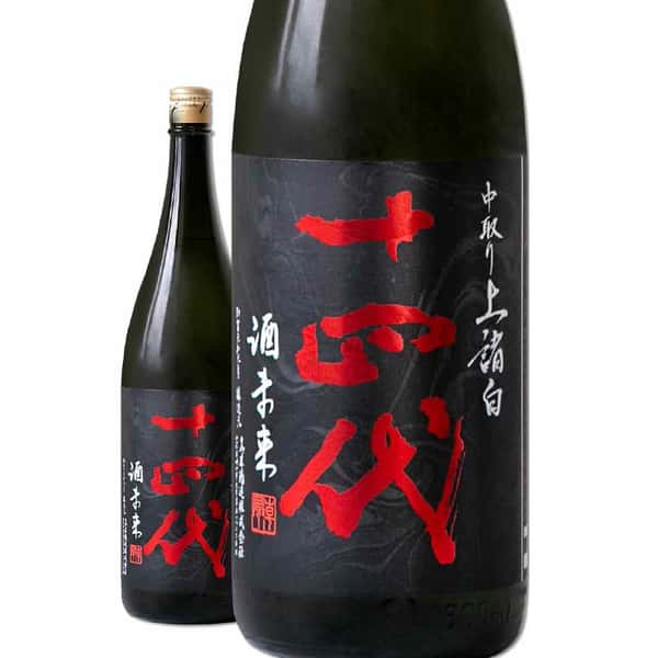 十四代 十四代 中取 酒未來 上諸白 純米大吟釀 1.8L 8L 正面圖