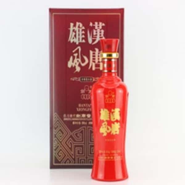 漢唐雄風 漢唐雄風 濃香型白酒 禮盒裝 2014 52度 500ml 500ml  正面圖