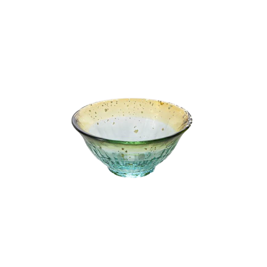 日本清酒杯 津輕びいどろ 金彩盃 月明 F-71850 (img2)