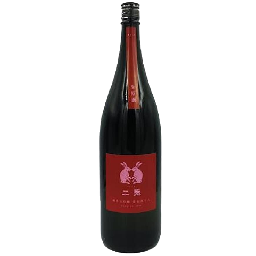 丸石酒造 二兔 純米大吟釀 愛山48 生原酒 1.8L (img2)