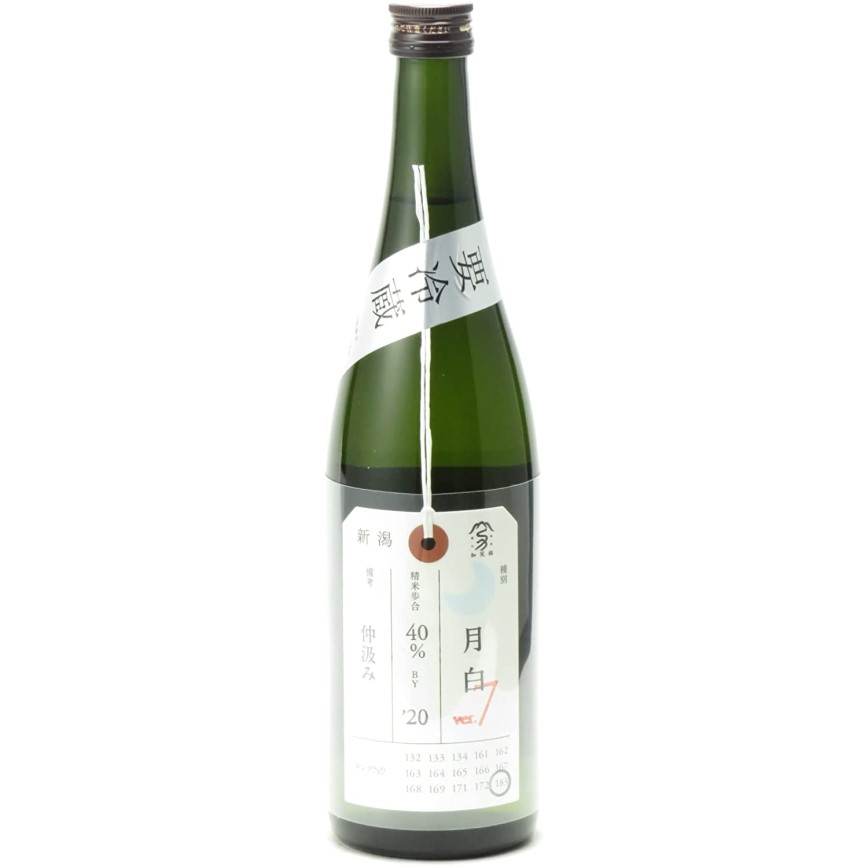 加茂錦酒造 荷札酒 純米大吟釀 月白 仲汲み 1.8L - 限定品 (img2)