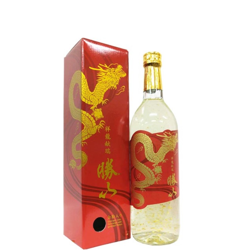 勝山酒造 祥龍獻瑞 龍年限定 金箔酒 純米大吟釀 720ml (img2)