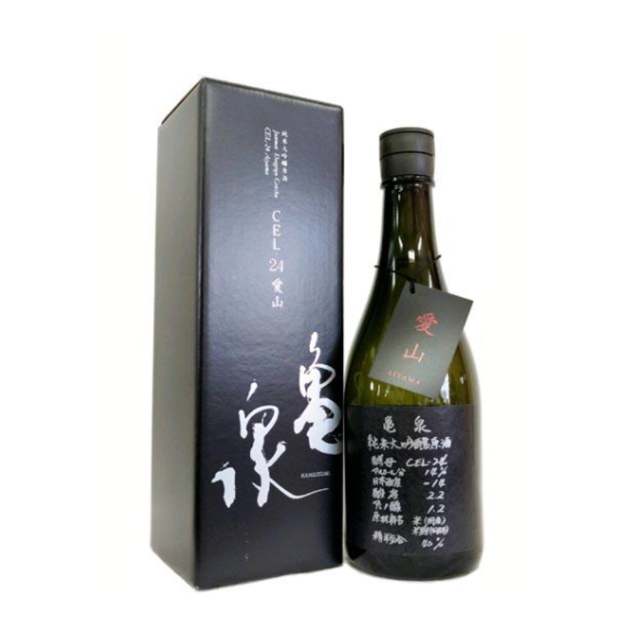 龜泉酒造 亀泉 CEL-24 純米大吟釀原酒 愛山 720ml (黑) (img2)