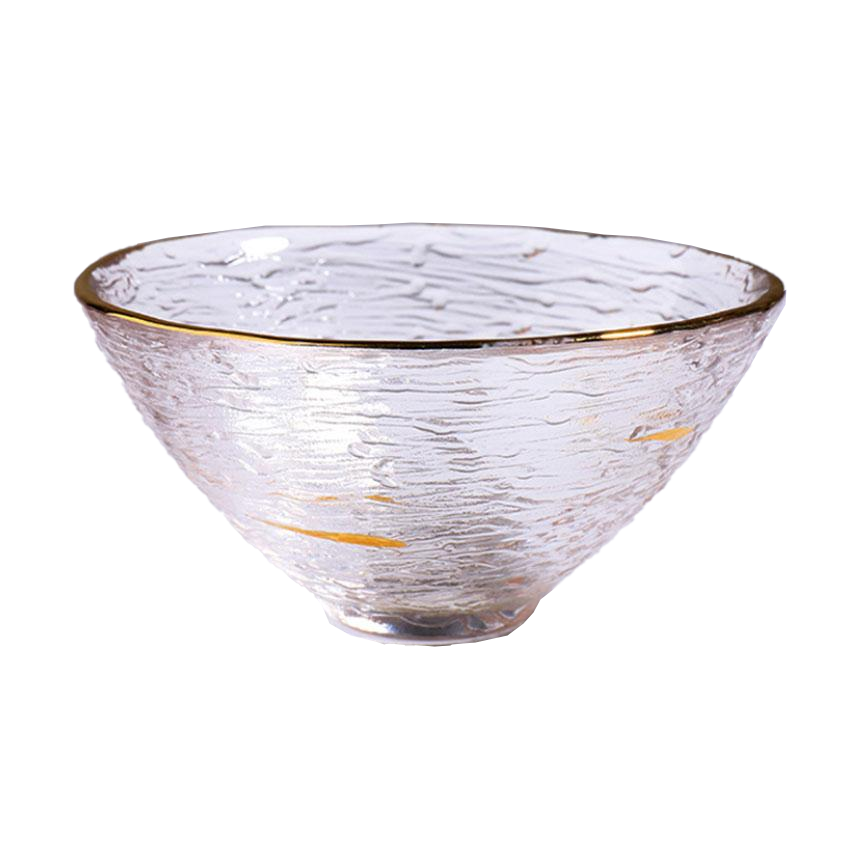 日式清酒杯 加厚錘目紋 2個入 波點金斗笠 (img2)