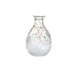 日本清酒杯 日本清酒杯 東洋佐佐木 季節色彩酒瓶 透夏 250ml 250ml  正面圖