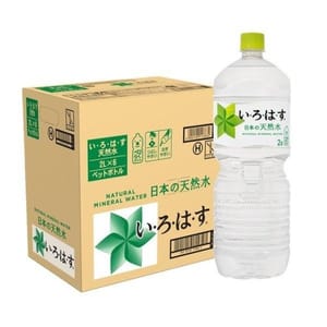 日本可口可樂 日本可口可樂 いろはす 日本天然水 軟水 2L 6支裝 - 清貨優惠 2L 正面圖